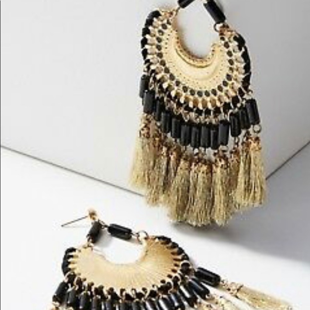 Anthropologie Daria Fringe earrings